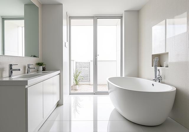 After: Modern, bright bathroom in Paddington