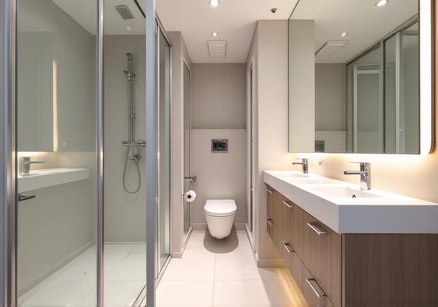 After: Spacious, functional ensuite in Surry Hills