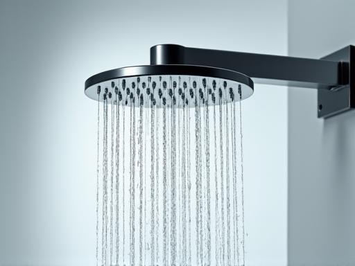 Large, eco-friendly water-saving showerhead